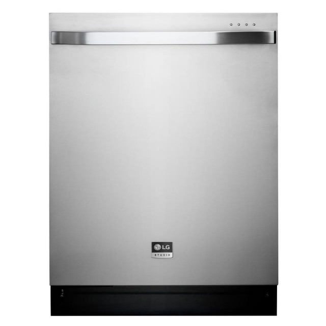 LG Studio LSDF9962ST Top Control Dishwasher in Stainless Steel with Stainless Steel Tub and TrueSteam Technology
